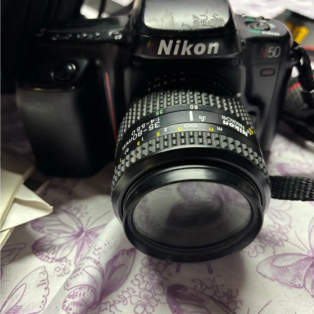 Vintage Nikon N50 SLR 35mm Film Camera